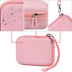 casmilee Portable Charger Power Bank Case for 2PCS Swyop/for Feob/for Charmast/for JEJILL/for LanLuk/for VEGER/for iWALK/for Taegila/for Kuulaa and More Small Charging Battery Pack - Bag Only (Pink)