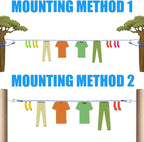 40ft Clothes Line Outdoors 3/16" Wire Ropes Blue PVC Coating Laundry Drying Clothesline with Metal Hooks and Snap Heavy Duty for Umbrella Travel Outside Camping Backyard
