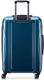 DELSEY PARIS Helium Aero Hardside Expandable Luggage with Spinner Wheels, Teal, Checked-Medium 24 Inch