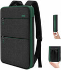 ZINZ Slim & Expandable Laptop Backpack 15 15.6 16 Inch Case, Water Resistant Travel Backpack Compatible with MacBook Pro/Neo 16" 15", Dell XPS 15 16 and Most 15" 15.6" 16" Notebooks，BK01GR01