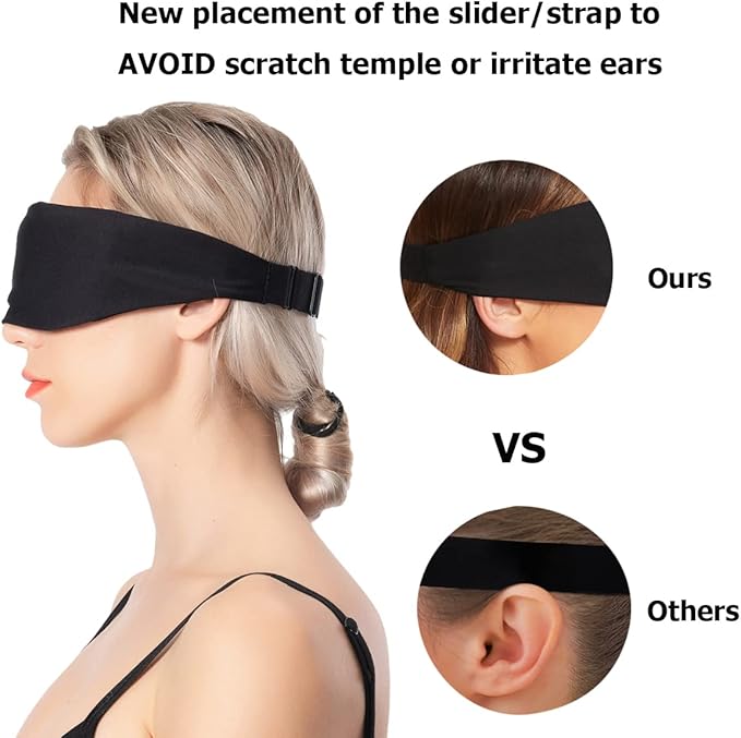 ALASKA BEAR Sleep Mask Personalized Comfort for Men and Women Total Blackout Eye Mask for Sleeping/Napping, Machine Washable (I Love Naps)