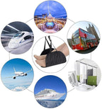 Office Footrest with Adjustable Height, Portable Airplane Travel Foot Rest Hammock, Under Desk Foot Hammock for Flight Bus Train Office Home