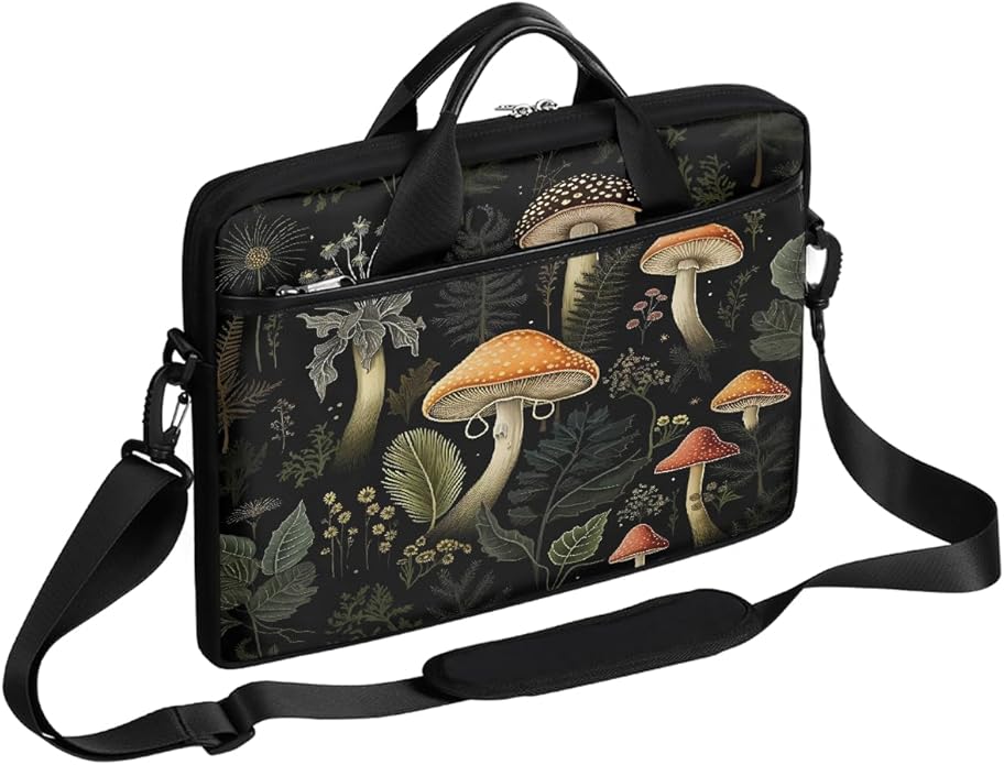Laptop Shoulder Bag for Women Men, Waterproof Computer Case Messenger Bag Briefcase for Business Office Travel