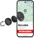 Magnetic Hidden GPS Tracker for Vehicles – 365 Days Battery Life, No Subscription, Car Tracker Device Hidden (Android Tracker)