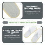 Disposable Hotel Toiletry Kit 24pcs Set Comb, Razor, Cotton Slippers, Toothbrush, Shower Cap, Personal Travel Essentials for Guesthouse and Hospitality Use Random Color