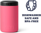 YETI Rambler 12 oz. Colster Can Insulator for Standard Size Cans, Tropical Pink (NO CAN INSERT)