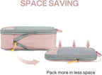 BAGSMART 6 Set /4 Set/2 Set Compression Packing Cubes for Travel, Lightweight Luggage Organizer Bags, Durable Space Saver Bags Travel Essentials