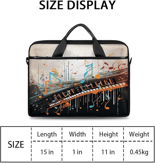 Laptop Shoulder Bag for Women Men, Waterproof Computer Case Messenger Bag Briefcase for Business Office Travel
