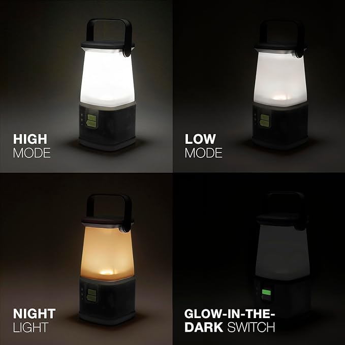 ENERGIZER WeatheReady LED Camping Lantern PRO-360, IPX4 Water Resistant Tent Light, Ultra Bright Battery Powered Lanterns for Camping, Outdoors, Emergency Power Outage
