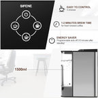 3-in-1 Single Serve Coffee Maker, Pod, Ground Coffee & Tea Brewer, Fast Brew Compact Coffee Machine with Touch Screen and 50 oz Water Reservoir