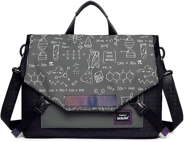 Multifunctional laptop bag, 13.3-16 inch waterproof laptop bag, casual crossbody shoulder handbag for men and women