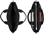 Laptop Shoulder Bag for Women Men, Waterproof Computer Case Messenger Bag Briefcase for Business Office Travel