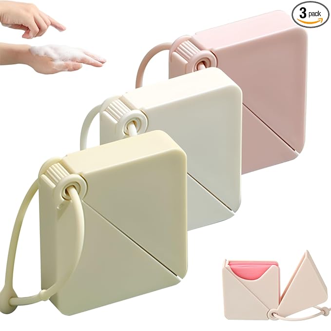 Paper Soap Sheets Travel Soap 3 Boxes（150 sheets） Hand Washing - Disposable Scented Bath Slice for Outdoor Indoor Camping Hiking