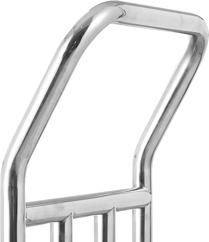 Hotel Luggage Cart 750 LBS Platform Truck with Removable Front Frame Heavy-Duty Capacity: This Durable Bellman cart Measures 42.5 × 25 × 38.6 inches (108 × 64 × 98 cm) and Holds up to 750 lbs Its sp