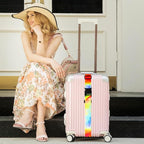 Luggage Straps for Suitcases TSA Approved-2 Pack Bright Personalized Luggage Belt Strap for Suitcase/Carry On Bag Luggage Accessories for Travel (Tie-Dye)