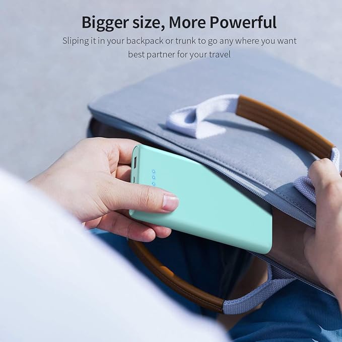 Ekrist Portable Charger Power Bank 25800mAh, Ultra-High Capacity Fast Phone Charging with Intelligent Controlling IC,2 USB Port External Cell Phone Battery Pack Compatible with iPhone,Android-Green