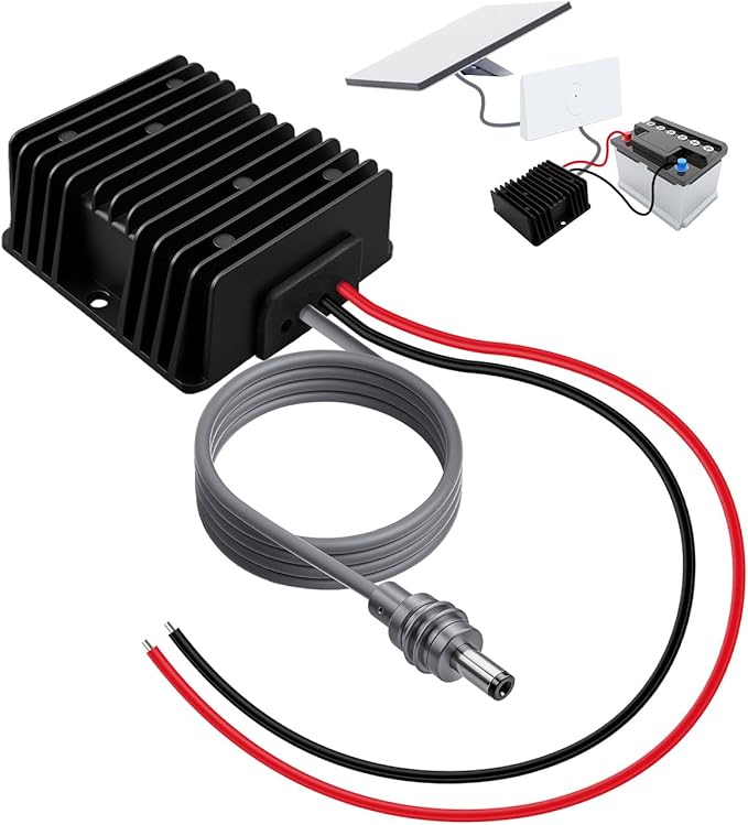 Starlink Gen 3 Step Up Converter Adapter, High-Efficiency Step Up 12V/24V to 57V 4.5A Conversion Router, DC 12V Power Cord Boost Converter for Starlink Gen 3 Power Supply with DC Male Plug