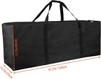 INFANZIA 47inch Sports Duffel Travel Bag, 196L Extra Large Duffel Luggage Bag with Upgrade Zipper, Water Resistant & Foldable Equipment Storage Bag for Camping Tent Tripod Fishing