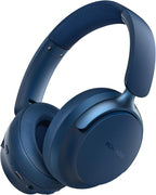 B8 Bluetooth Headphones Over Ear, 6 EQ Music Modes and 50H Playtime Deep Bass Wireless Headphones with Mic, Lightweight Folding HiFi Stereo Headset for iPad/Travel/Tablet/PC/Home Blue