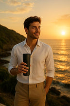 Portable Electric Coffee Maker, Black, Battery Powered, Single Serve, Travel Coffee Brewer with Carrying Case
