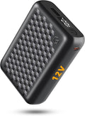 Genovega 12v 18400mAh Power Bank High Capacity Fast Charge Battery Pack Type-C Input，USB DC Type-C Output for Graphene Heated Jackets Vests Hoodies Digital Display for Wulcea VERGOO