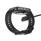 RuenTech Compatible with Tensky 208 Plus BT/208 Plus/208BT, IDW28, IDW19, GTX12 Smart Watch Charger, 3.3FT Replacement Charging Cable for Tensky Smart Watch Charger (Black&Black)