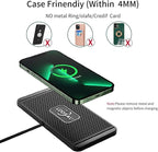 Wireless car Charger Charging pad 15w Non Slip FastCharger for car Wireless Phone Charger for Android for iPhone 11/12/13/14/15/16 /17 Pro Max Xs,Samsung Galaxy S20, S10+ Note 9，LG