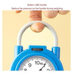 Luggage Weight Scale, 10kg Portable Mechanical Hanging/Fish/Luggage/Kitchen with Hanging Hook Household Multipurpose Scale,for Travel(Yellow)