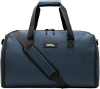 Halfday Convertible 2-in-1 Garment Duffel Weekender Bag 40L: Wrinkle-Free Travel (Hanging Suit Compartment, Shoe Pockets, Trolley Sleeve), Durable & Water-Resistant Carry-on, Marine