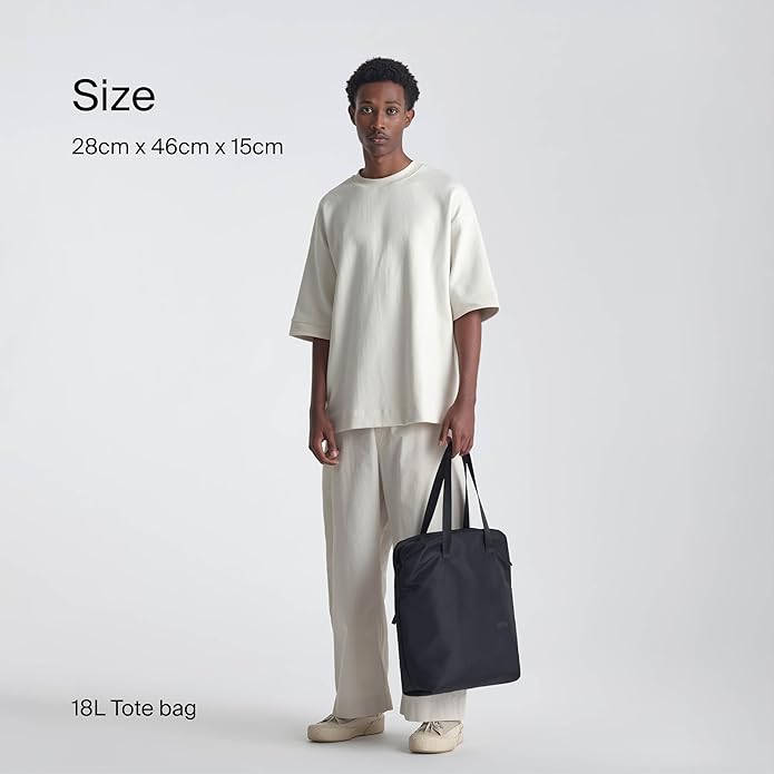 Urth Arkose 18L Utility Tote Bag - Water Resistant, Recycled, 13 Inch Laptop Tech Tote Bag with 9 Exterior & Interior Pockets