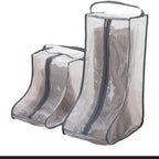 Portable 2 Pack Boots Storage, Tall Boots Storage/Protector Bag,Grey Portable waterproof storage bags are used for travel storage, under the bed, wardrobe, shoe cabinet and other home storage