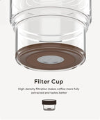 RECAFIMIL 2-in-1 Cold Brew Dripper Cold Brew Coffee Maker,Ice Drip Coffee Maker 300ml - Coffee maker for cold brewed coffee and tea, coffee maker for cold extraction
