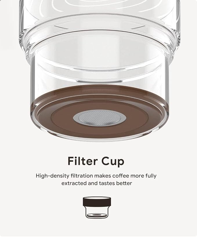 RECAFIMIL 2-in-1 Cold Brew Dripper Cold Brew Coffee Maker,Ice Drip Coffee Maker 300ml - Coffee maker for cold brewed coffee and tea, coffee maker for cold extraction