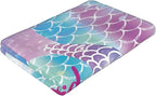 COMFAR Mermaid Microfiber Beach Towels for Girls/Kids Personalized Beach Towels for Toddler/Baby, Cute Beach Towel, Thin Quick Dry Pool Towel 30"x 60"