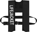 Adult Automatic Inflatable Kayak Vest PFD,Water Sports Vest for Boating Fishing Kayaking SUP Paddleboarding（fit Weight Below 330 lbs）