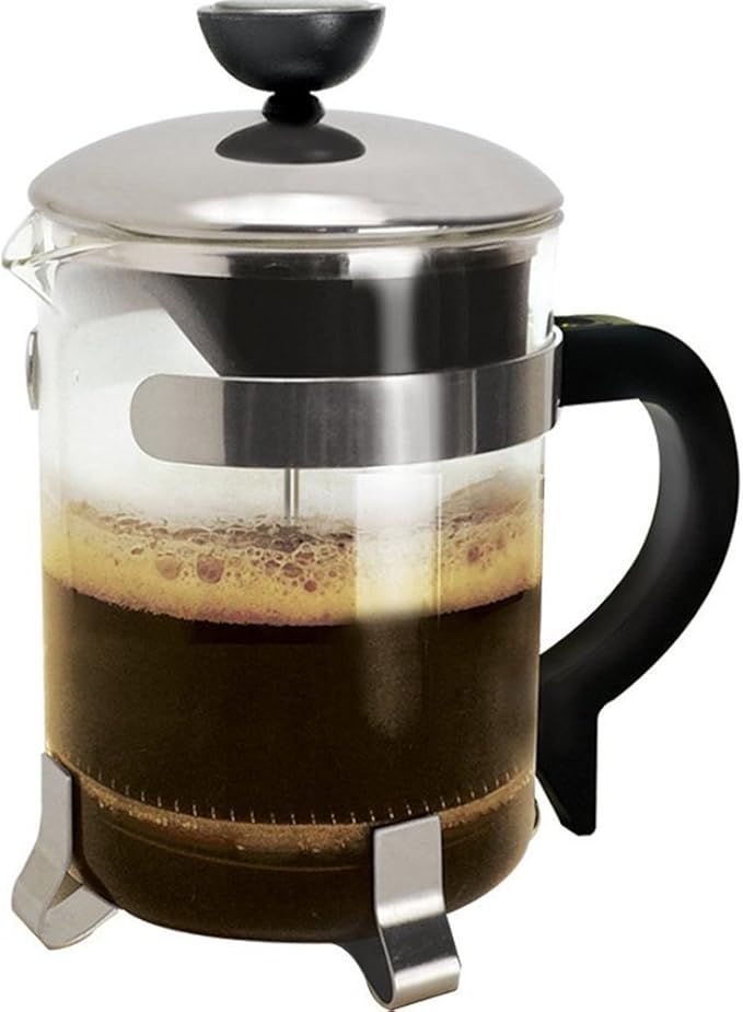 Primula 4 Cup Classic Coffee Press, Chrome - 0.45 Liters