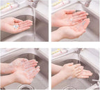 5 Box Multicolor Portable Disposable Paper Soap Confetti Soap Sheets Flakes for Washing Hand, Portable Disposable Travel Scented Bath Slice for Travel and Outdoor, Camping and Shampoo