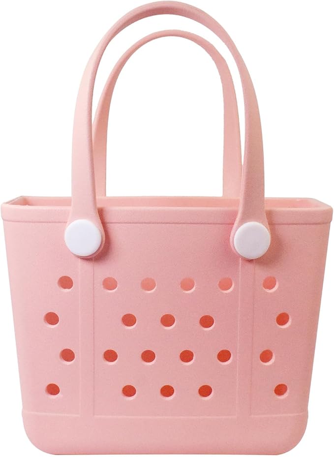 Lightweight Extra large Rubber Beach Bag Small mini Tote Bag for Gym Waterproof medium Open Handbag for Pool Sports
