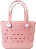 Lightweight Extra large Rubber Beach Bag Small mini Tote Bag for Gym Waterproof medium Open Handbag for Pool Sports