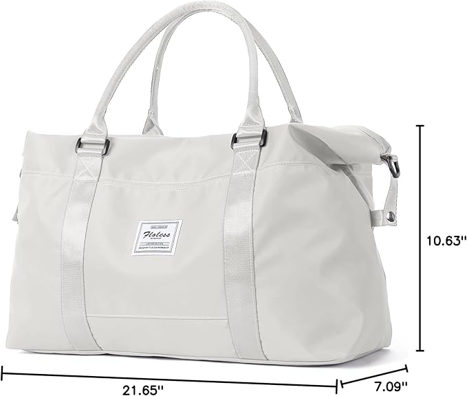 HYC00 Travel Duffel Bag,Carry-on Overnight Weekender Bags for Women,Sports Tote Gym Bag with Wet Pocket