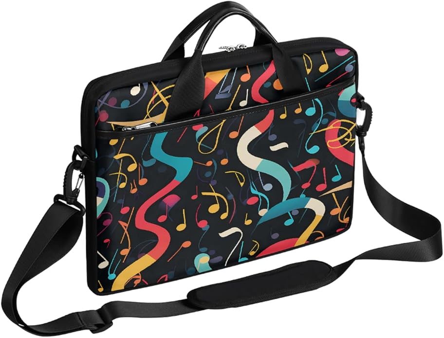 Laptop Shoulder Bag for Women Men, Waterproof Computer Case Messenger Bag Briefcase for Business Office Travel