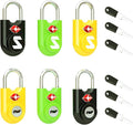 SURE LOCK Mini TSA Approved Keyed Luggage Lock – One Key Opens All, Fits Tight Zipper Gaps & Small Pull Holes, Compact Travel Lock for Suitcases, Backpacks & Handbags