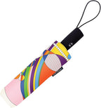 RainCaper Frank Lloyd Wright Windproof Auto Open Close 43” Coverage Folding Travel Umbrella with Matching Sleeve