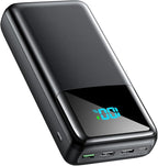 Portable Charger Power Bank 50000mAh, USB-C PD 30W Fast Charging, High Capacity External Battery Pack for Camping, Portable Phone Charger for iPhone 17/16/15/14/13/12/11 Samsung Android (Black)