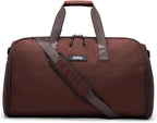 Halfday Convertible 2-in-1 Garment Duffel Weekender Bag 45L: Wrinkle-Free Travel (Hanging Suit Compartment, Shoe Pockets, Trolley Sleeve), Durable & Water-Resistant Carry-on, Port
