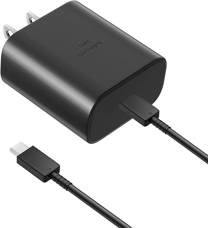 45W Super Fast Charger USB Type C Charger Cord 12FT with Android Phone Charger Fast Charging Block for Samsung Galaxy S26/S26 Ultra/S26+/S25/S25 Ultra/S25+/S24/S23/S22/S20/S21/Note 20/Note 10, Black