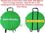 SANSBUG Screen Tent for One Person (Instant Pop up, Strong No-See-um Mesh, Durable Tarp Floor)