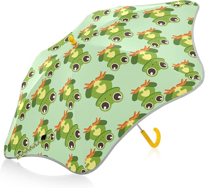 ALAZA Kids Umbrella Stick Umbrellas Cute Umbrella for Boys Girls Toddler UV/Sun Rain Windproof