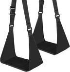 2 Pack Airplane Footrest, Black