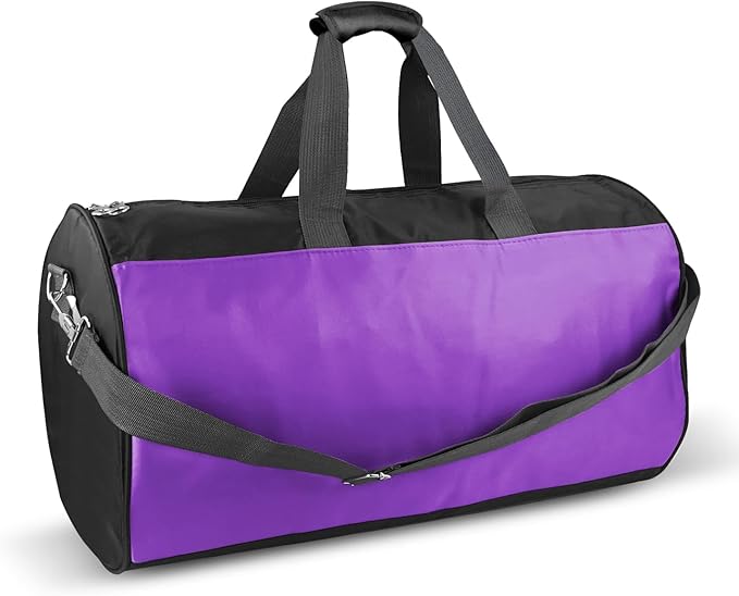 C&F BOGMOST Travel Duffel Bag Large Foldable Waterproof Gym Bag for Gym Beach Swim Bag Men Women Duffle Bag Lightweight Oxford Cloth Sports Bag -Purple